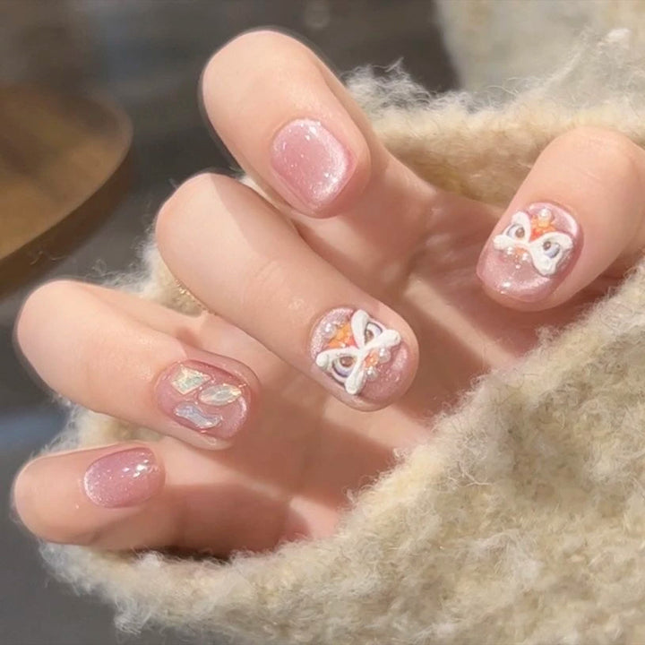 Artistic artificial nails with animal motif Stornfield