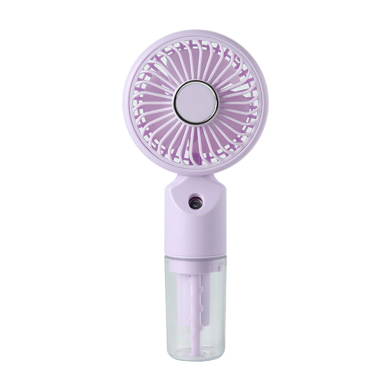 Unisex Portable Hand Fan with Integrated Spray Function Stornfield