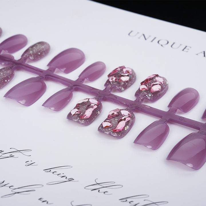 Decorative Glitter Press-On Nail Tips Stornfield
