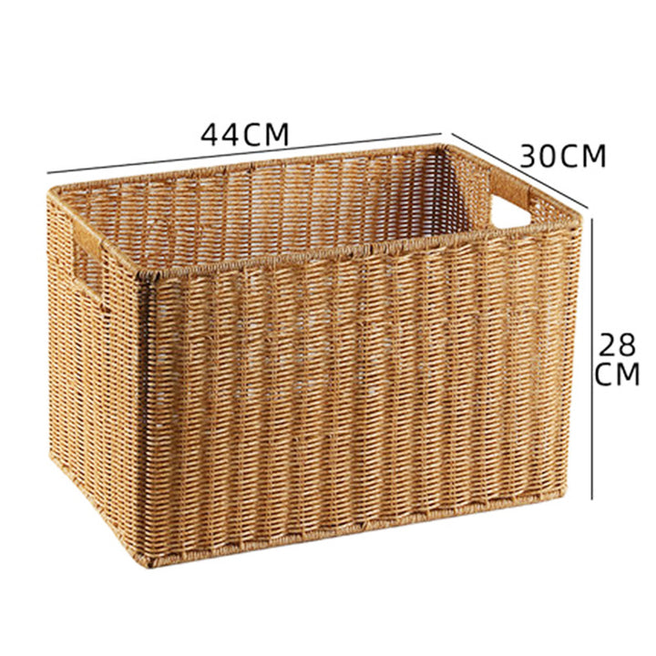 Rectangular Woven Storage Basket Stornfield