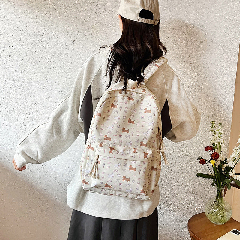 Whimsical Animal Print Backpack Stornfield