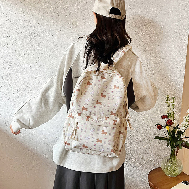 Whimsical Animal Print Backpack Stornfield