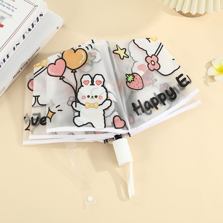 Women folding umbrella with cute animal design Stornfield