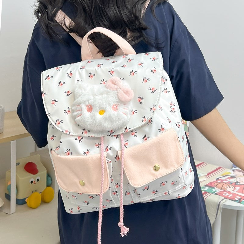 Plush backpack with playful animal motif Stornfield