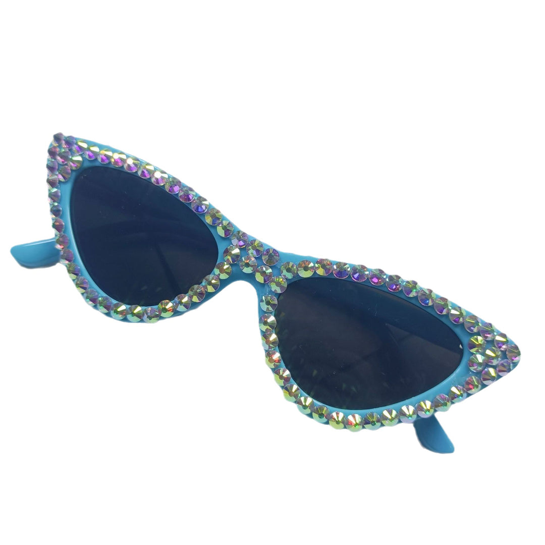 Women's Cat-Eye Sunglasses with Sparkling Crystal Trimming Stornfield