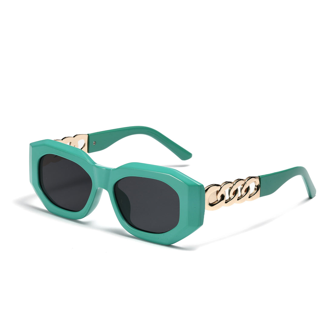 Ladies fashionable sunglasses with luxurious chain frame Stornfield