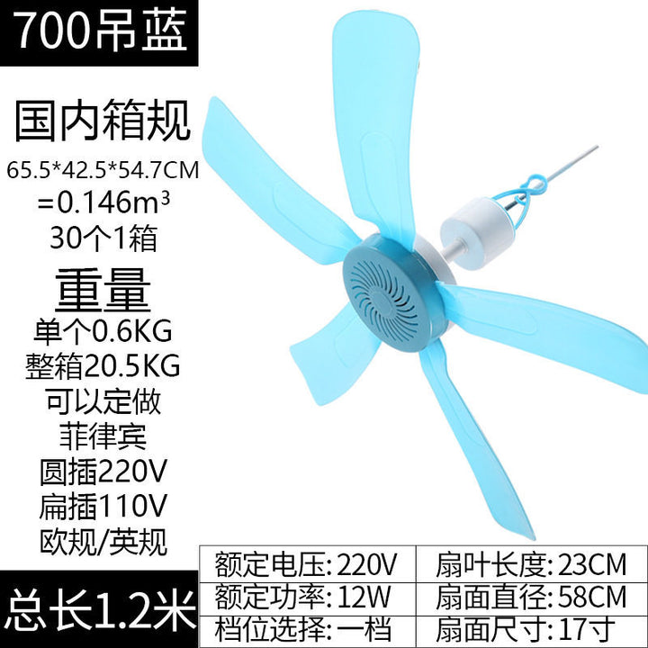 Unisex ceiling fan with energy-efficient 12W motor Stornfield