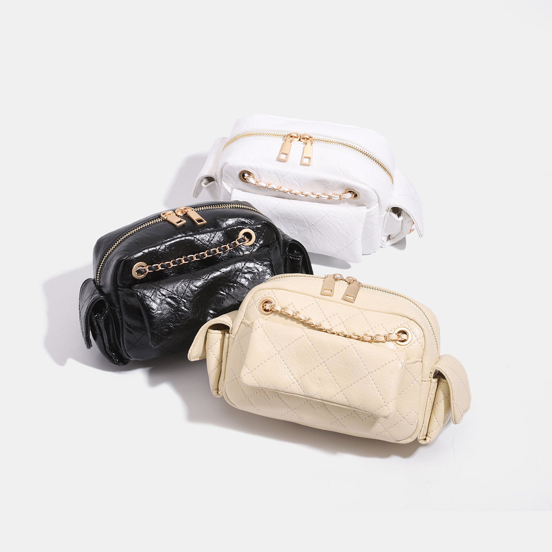 Stylish Quilted Crossbody Handbag