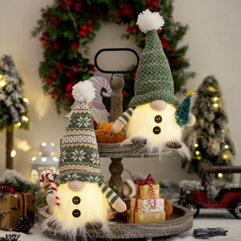 Decorative Christmas gnome with luminous details Stornfield