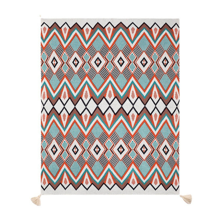 Geometric Patterned Throw Blanket