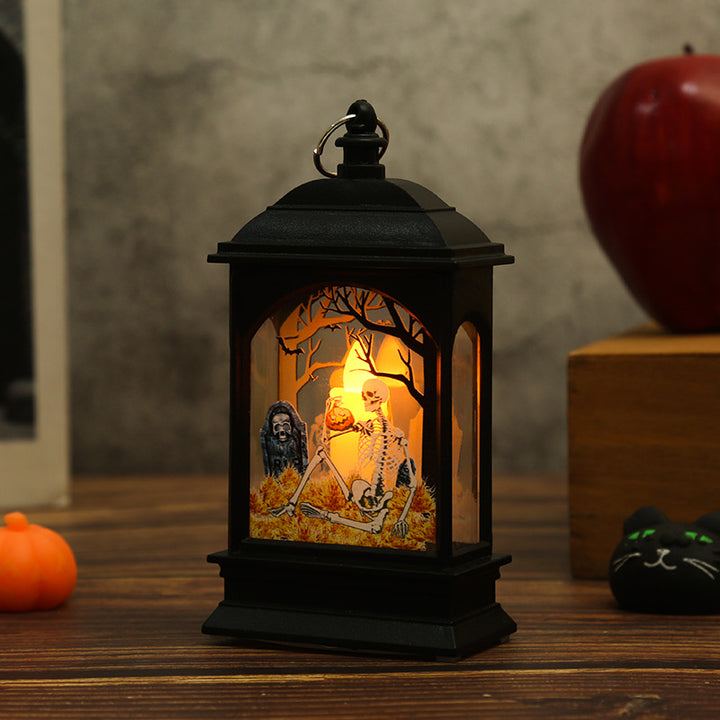Nostalgic Lantern with Halloween Motif Stornfield