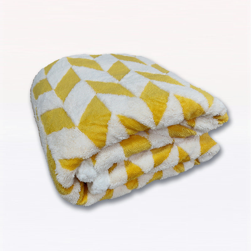Ladies cuddle blanket with unique houndstooth pattern Stornfield