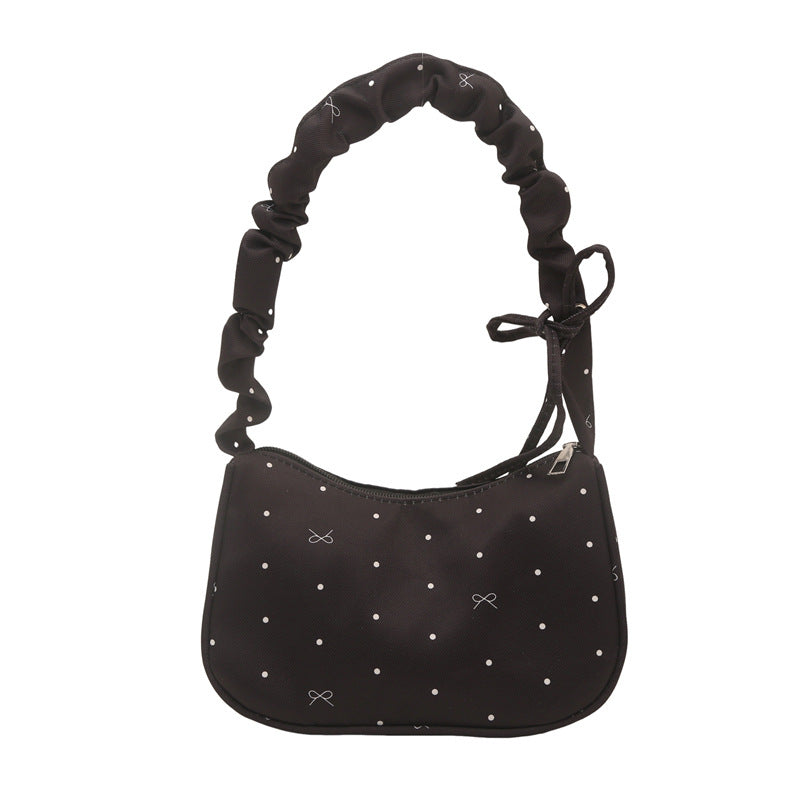 Cute Bow-Embellished Mini Handbag