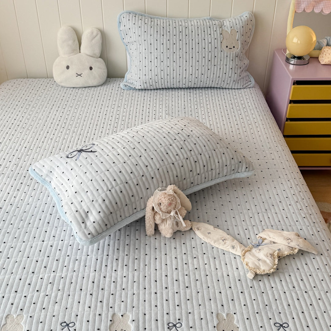 Cute Cartoon Animal Quilted Bedspread