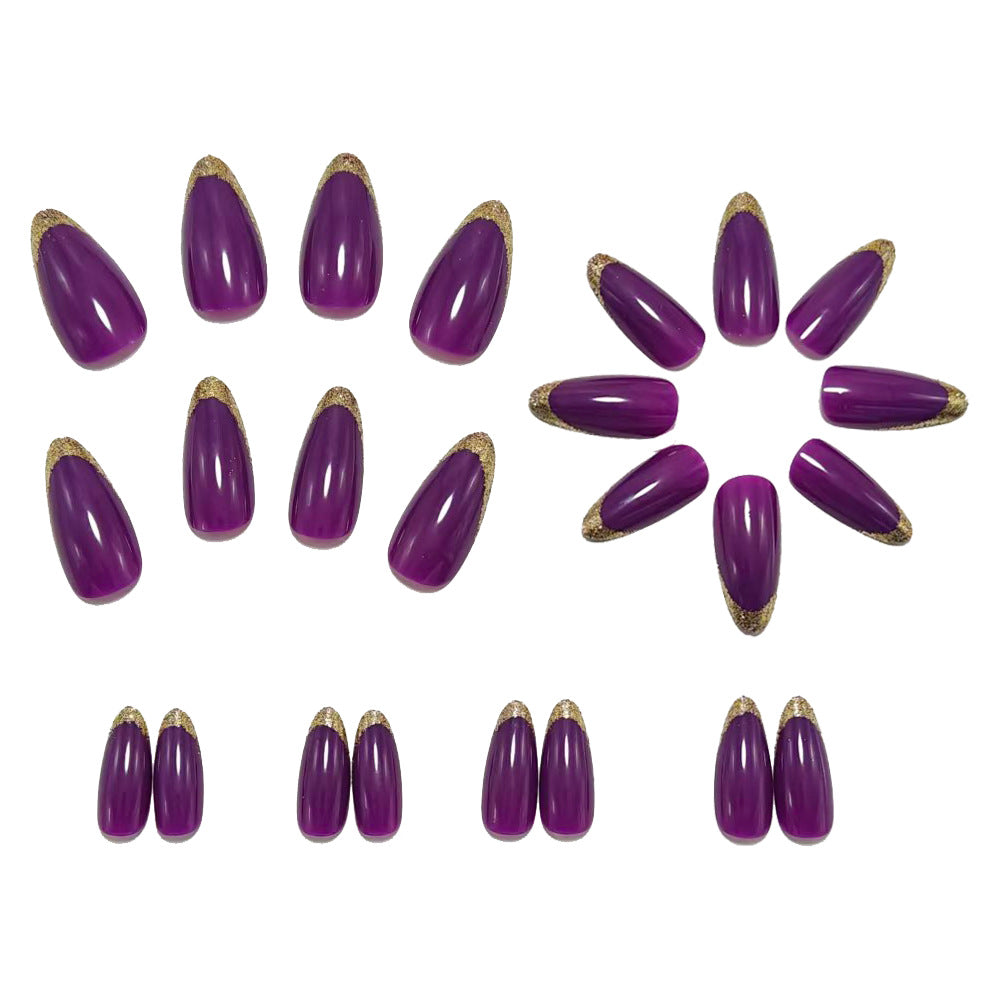 Artificial nails with glitter tip Stornfield