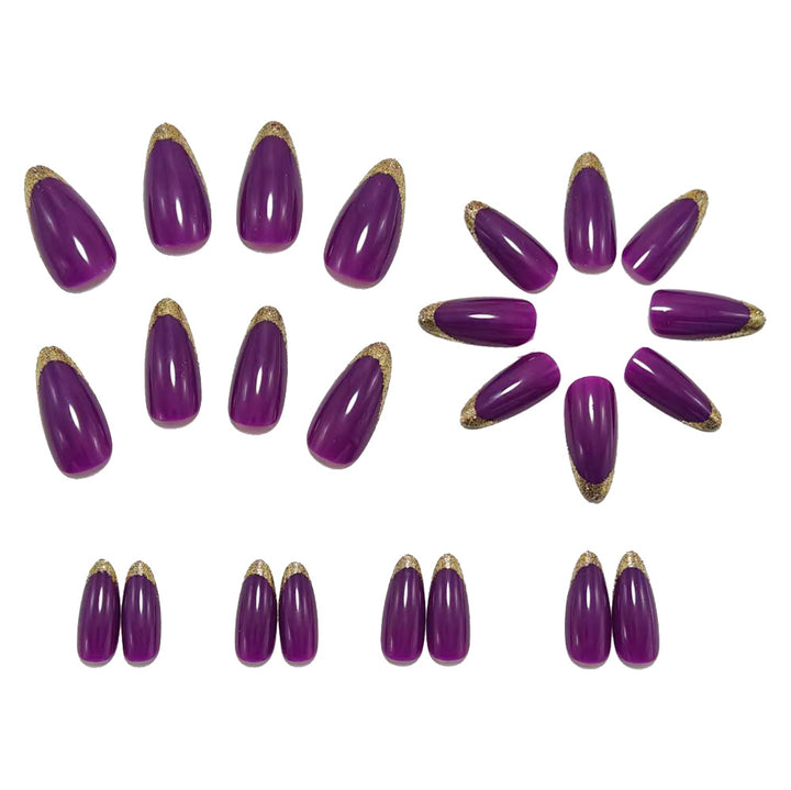 Artificial nails with glitter tip Stornfield