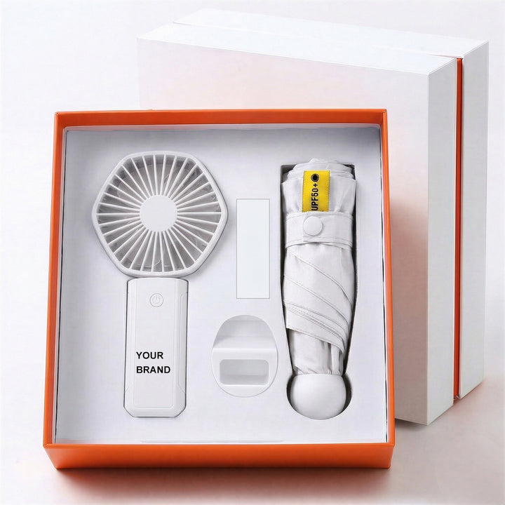 Unisex Portable Fan and Water Bottle Set Stornfield