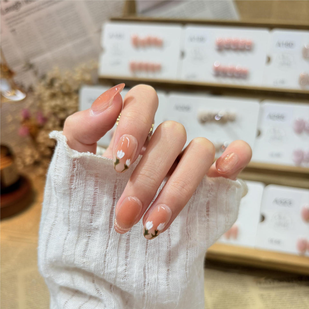Floral Nail Art Press-On Nails Stornfield