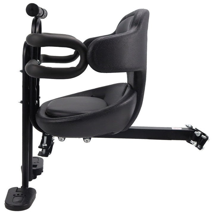 Front Mounted Toddler Bike Seat with Padded Safety Harness Adjustable Frame Mount Stornfield