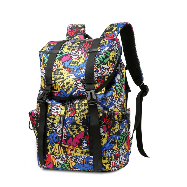 Stylish Leaf-Patterned Backpack Stornfield