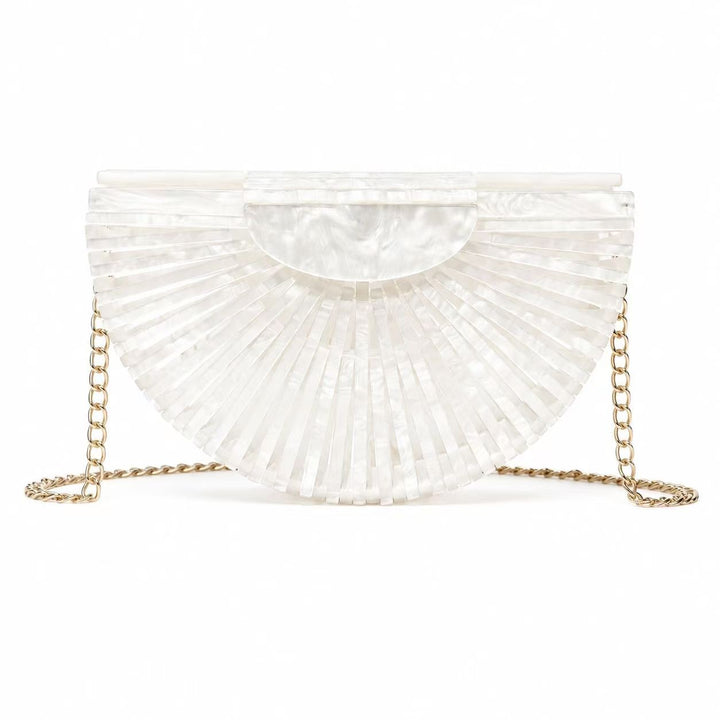 Elegant Shell-Shaped Evening Clutch