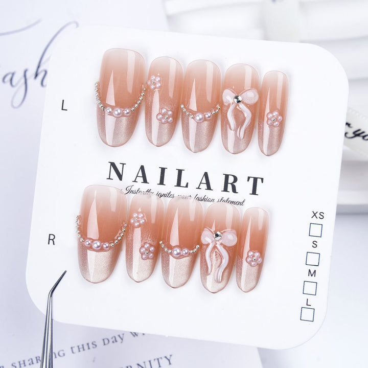 Decorative 3D Butterfly Press-On Nails Stornfield