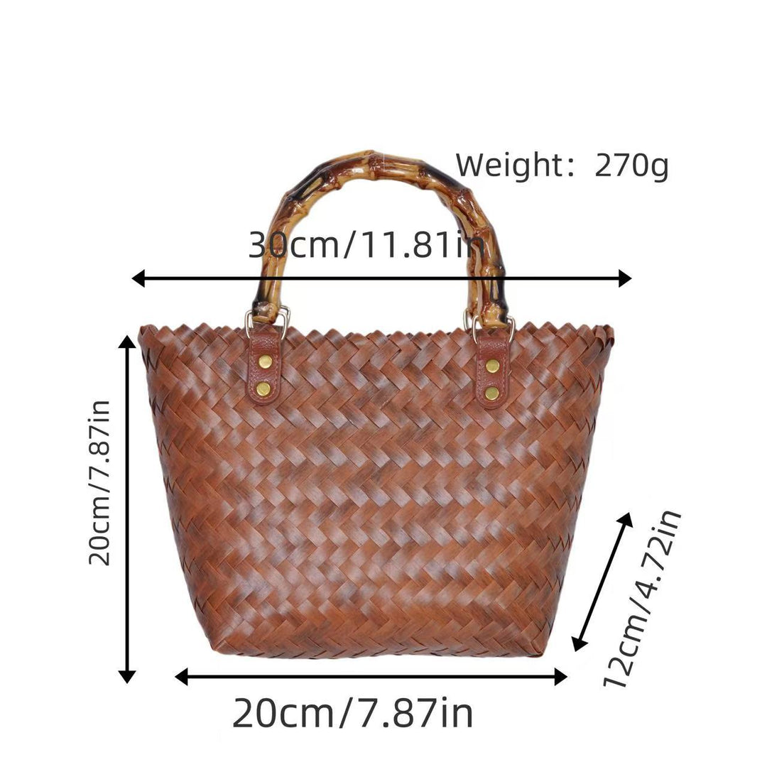 Braided tote bag with ergonomic handles Stornfield