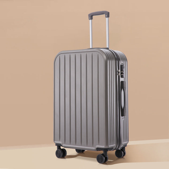lightweight ABS hardshell spinner suitcase with telescopic handle and matching cosmetic case Stornfield