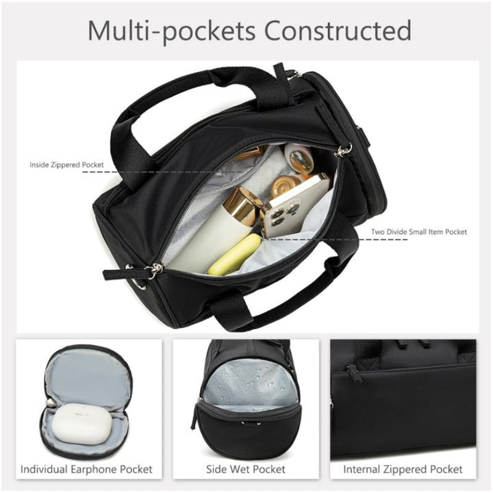 Sporty shoulder bag with insulated compartment Stornfield