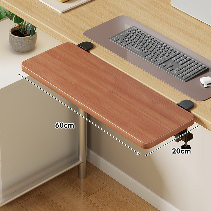 Under-Desk Sliding Keyboard Tray and Desk Extender with Smooth Glide Mount