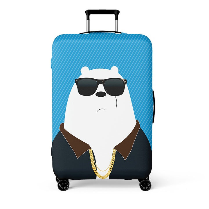 Women's Hardshell Travel Suitcase with Unique Bear Design Stornfield