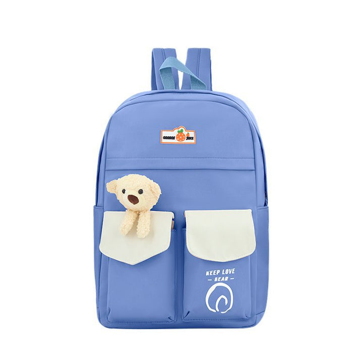 Cute Plush Bear-Themed School Backpack Stornfield