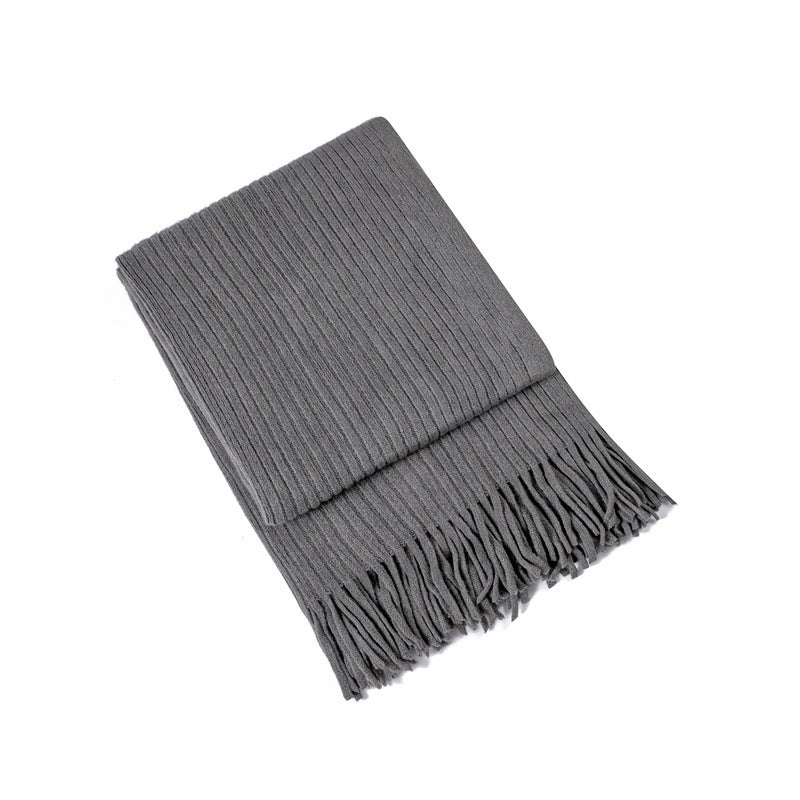 Cozy Knitted Throw Blanket