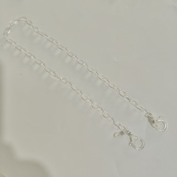 Handmade Glasses Holder Chain Made of Transparent Material Stornfield