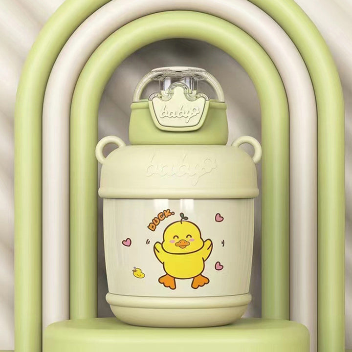 Ladies Insulated Drinking Bottle with Cheerful Duck Motif Stornfield