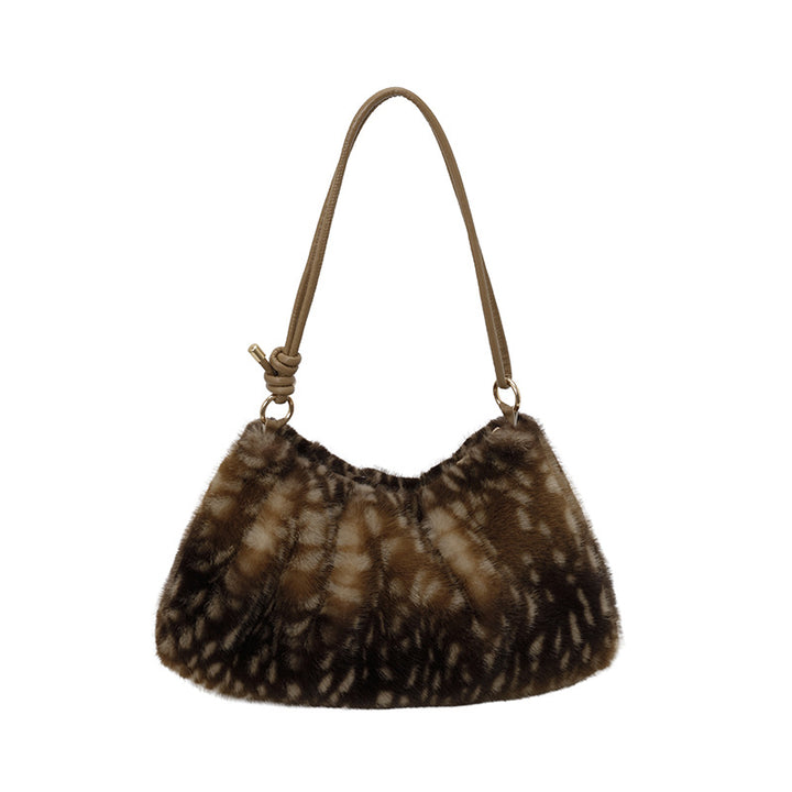 Luxurious Faux Fur Shoulder Bag
