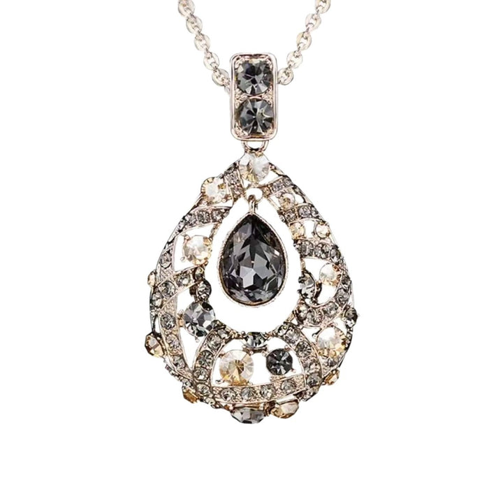 Contemporary Crystal Drop Necklace Stornfield