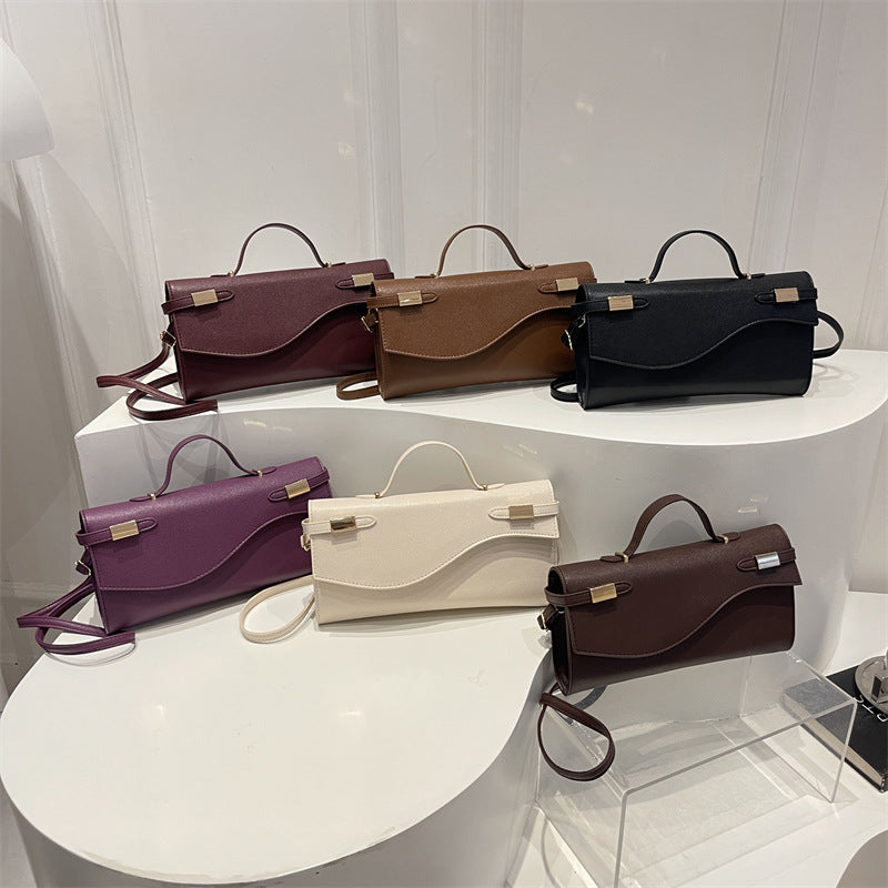 Designer Leather Handheld Clutch