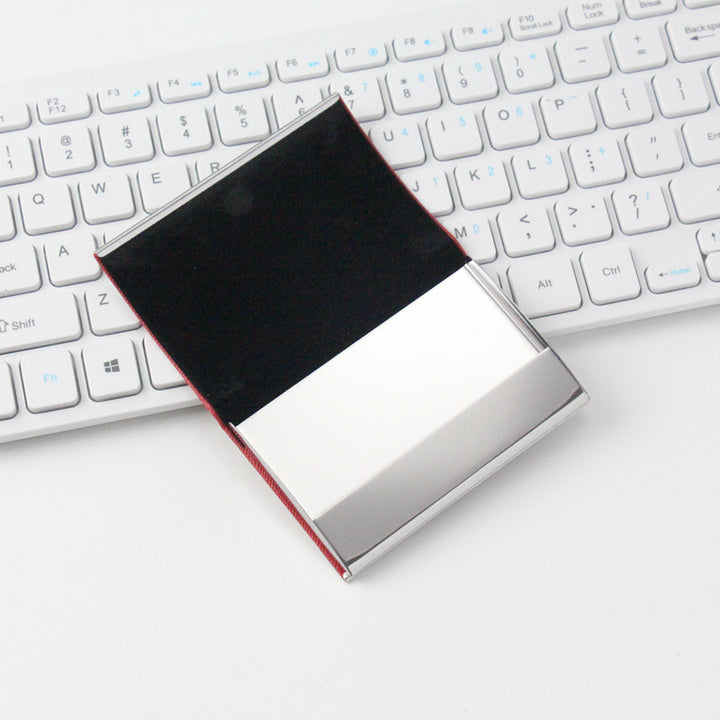 Elegant Textured Business Card Holder