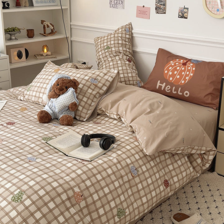 Cute Panda-Themed Bedspread Set