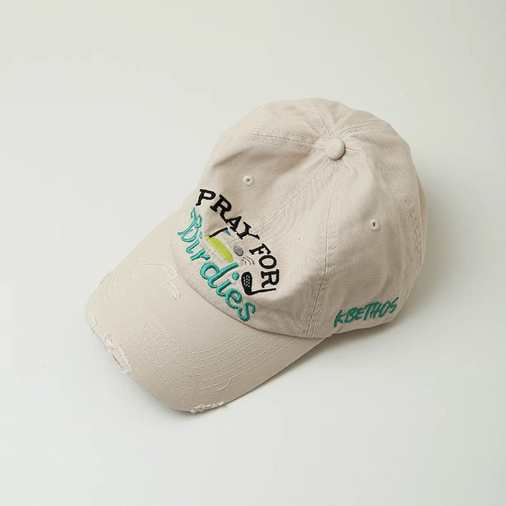Women's Embroidered Distressed Baseball Cap Stornfield