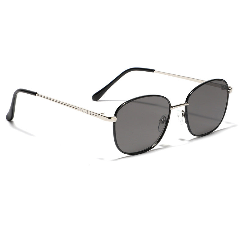 Ladies stylish square sunglasses with elegant metal frame Stornfield