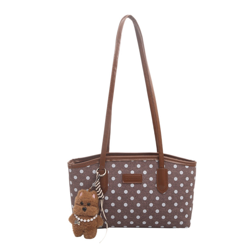 Elegant Polka Dot Tote Bag