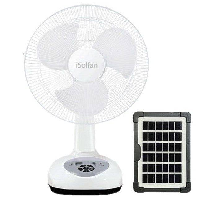 Ladies solar-powered stand fan with variable speed control and intelligent control system Stornfield