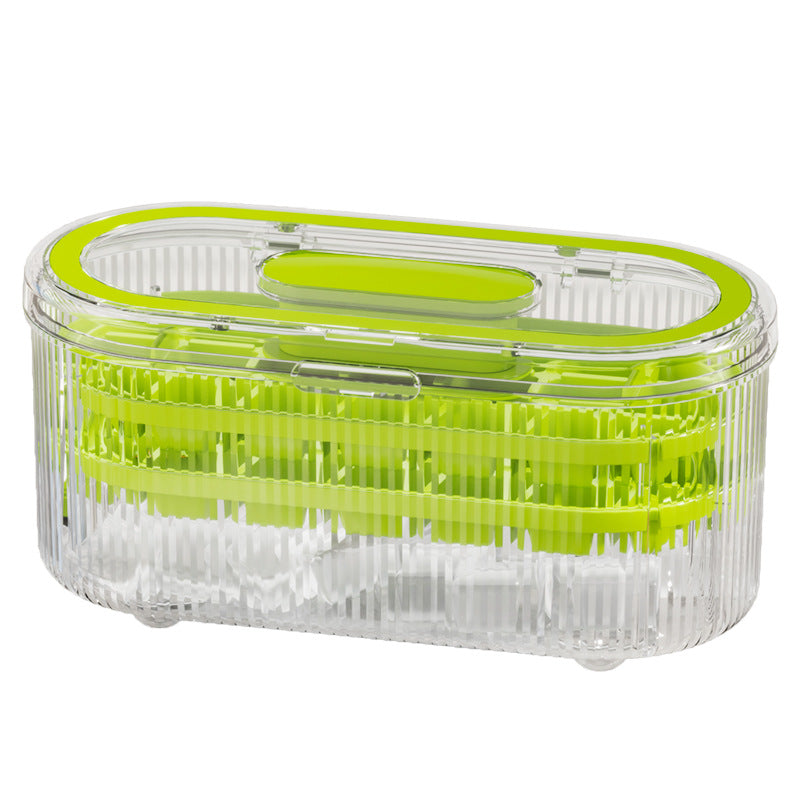 Ladies stackable ice cube tray with practical scoop and airtight lid Stornfield