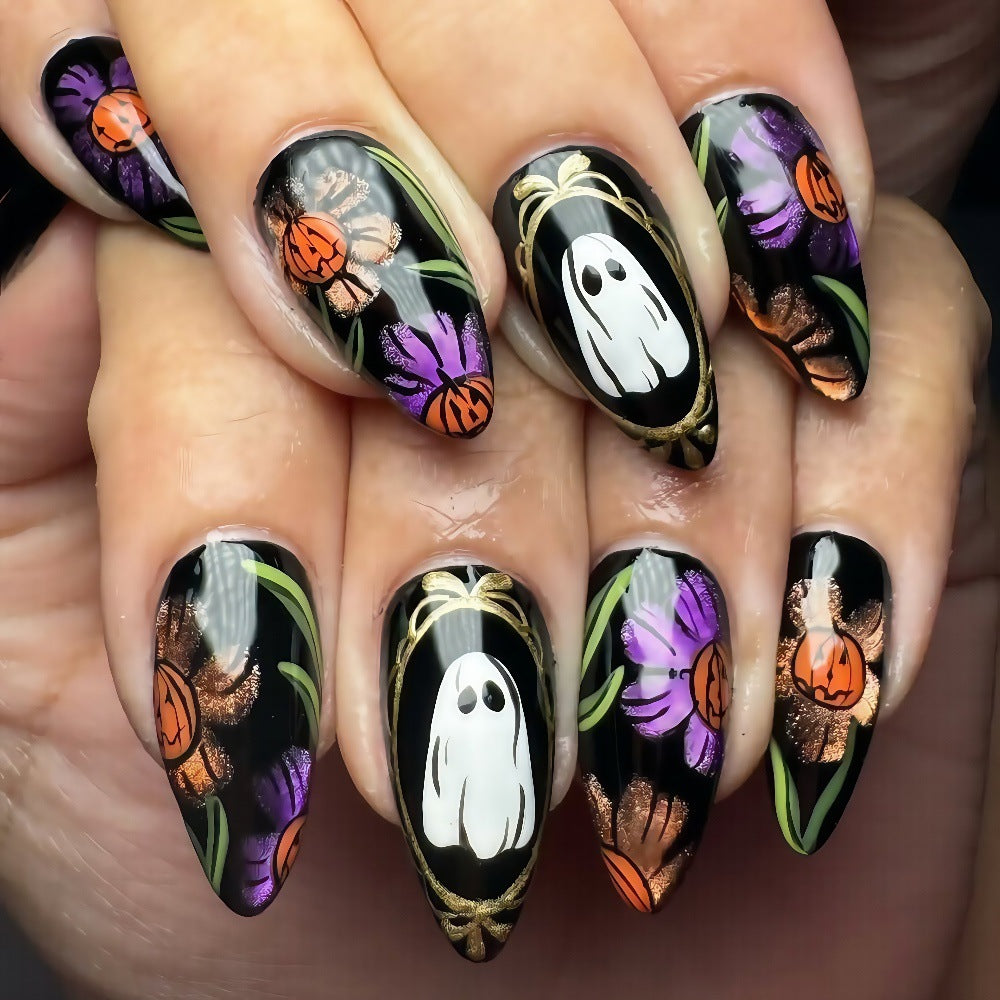 Artificial nails with creative Halloween design Stornfield