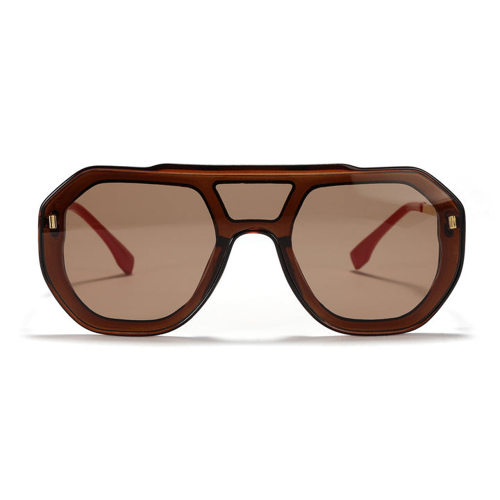 Women oversized geometric sunglasses with elegant frame Stornfield