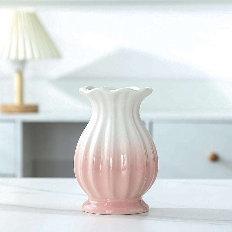 Elegant Floral Design Ceramic Vase Stornfeild