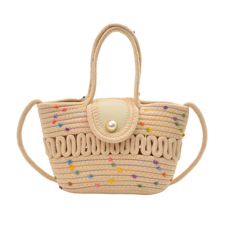 WoCharming Woven Mini Tote Bag Stornfield