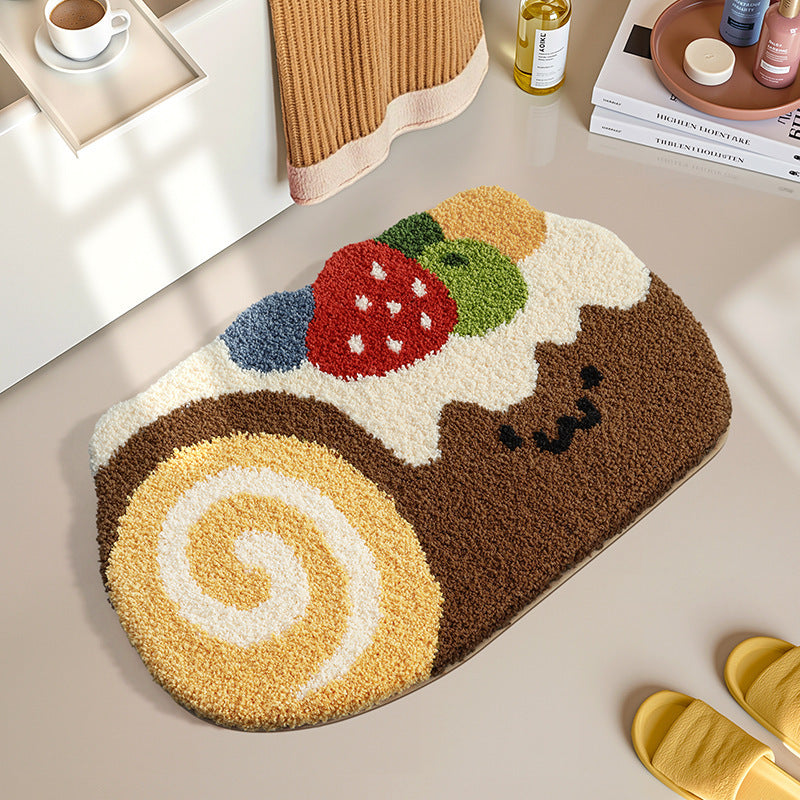 Whimsical Dessert-Themed Bath Mat